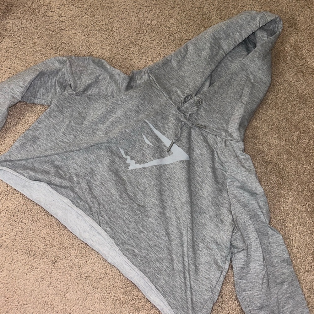 Grey gymshark hoodie